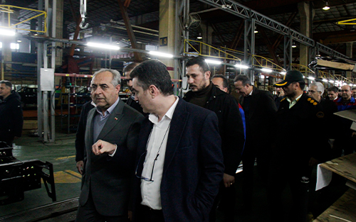 Visit of the Governor of East Azerbaijan Province to Aras Khodro Diesel Company